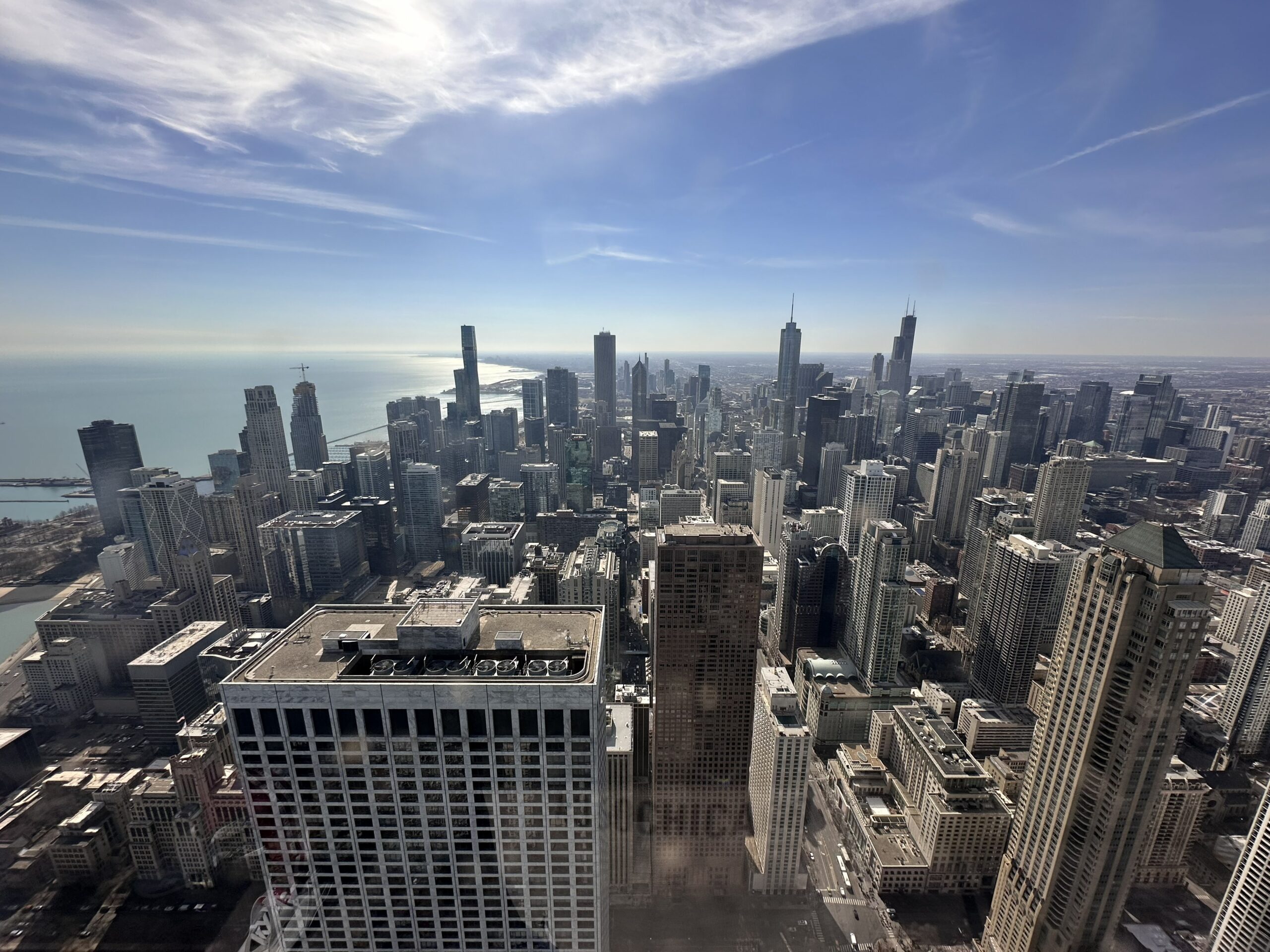 Chicago skyline view over downtown