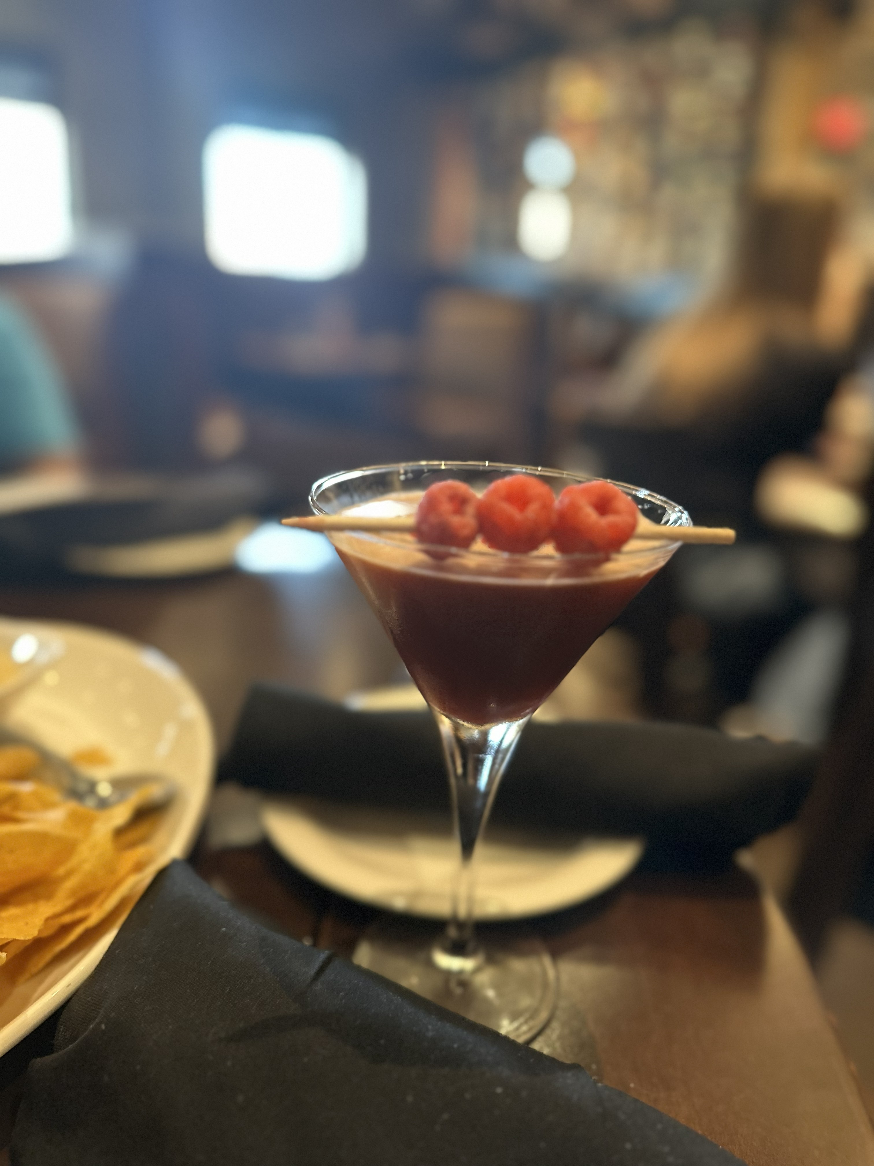 raspberry espresso martini cocktail