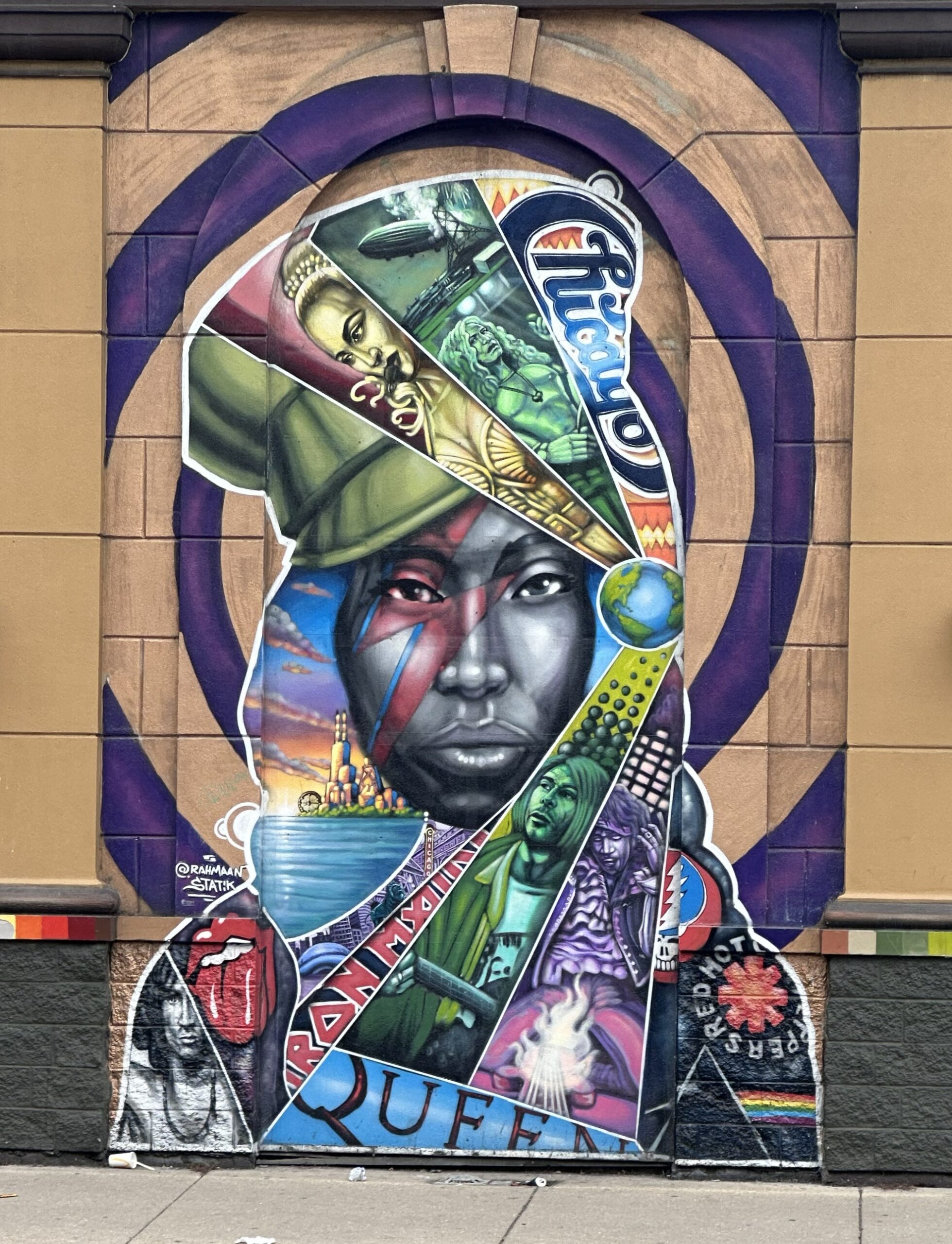 Chicago skyline approaching downtown